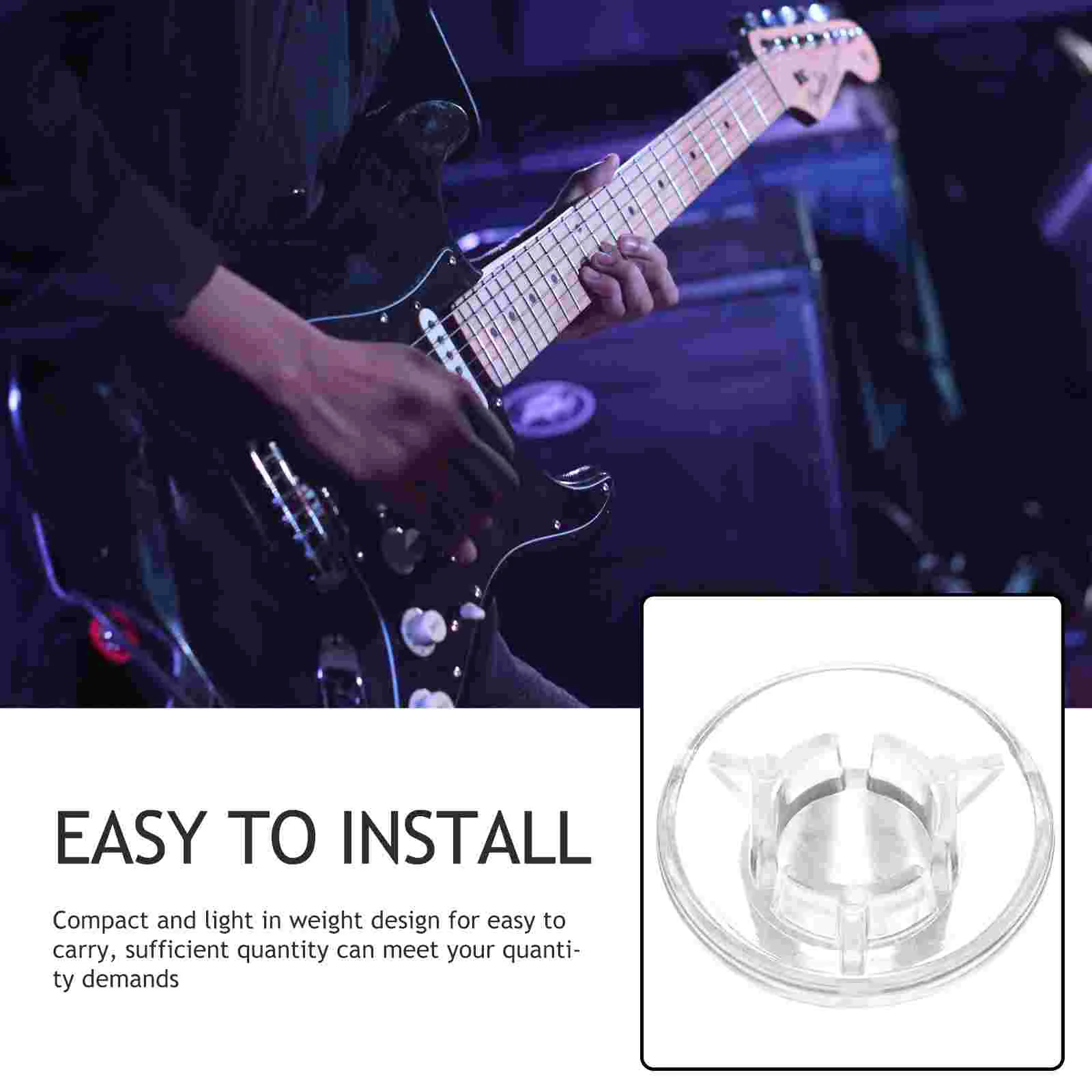 5 шт. колпачок для эффектов гитарные педали Uñetas кнопки колпачки ножного