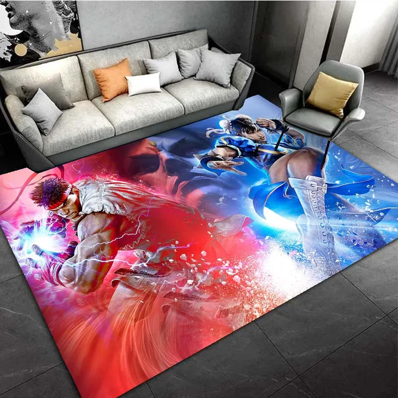 Уличный истребитель ретро Классические коврики для игровой зоны гостиной