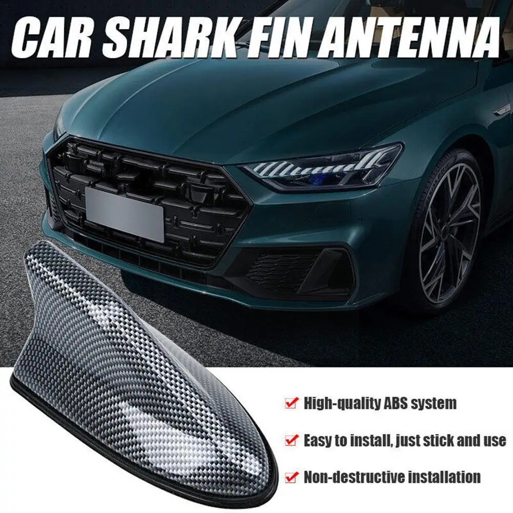 

Универсальная внешняя поверхность автомобильной антенны из углеродного волокна, антенна в виде акулы, новое крепление на крышу автомобиля, Φ Fi S9H9