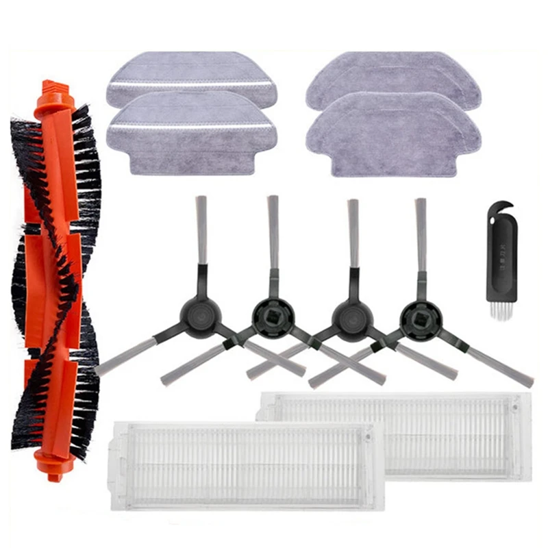 

Replacement Parts Roller Brush Side Brush Hepa Filter Mop Pads For Xiaomi Mijia 3C Vacuum Cleaner Accessories