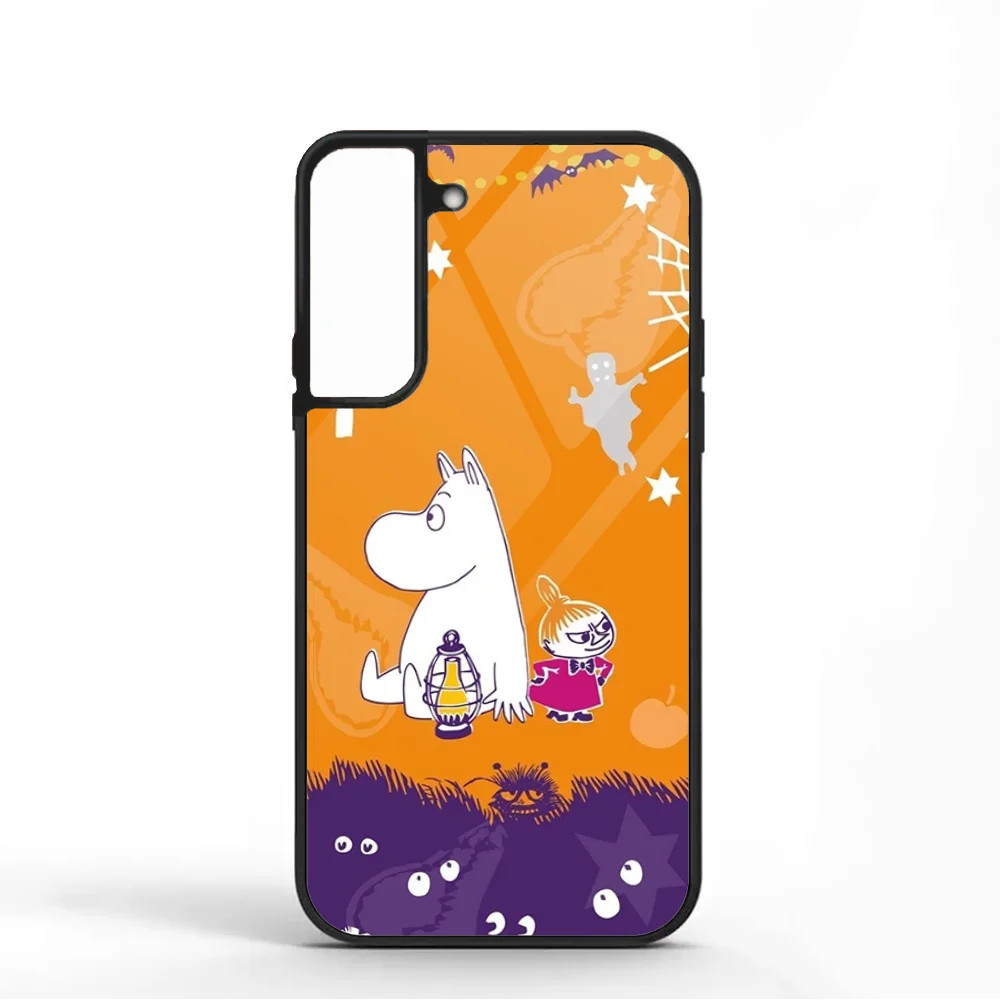 M-Moomin Phone Case For Samsung S10 S20 S21 S22 S24 S30 Plus ULTRA Mirror Acrylic Cover