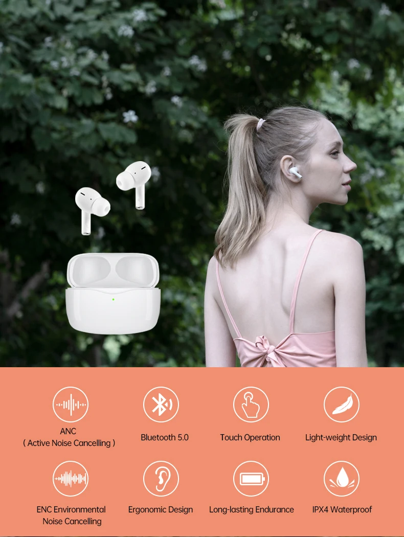 For Pro 3 TWS Touch Control Wireless Headphone Bluetooth 5.0 Earphones Sport Earbuds Iphone Xiaomi Music Headset |