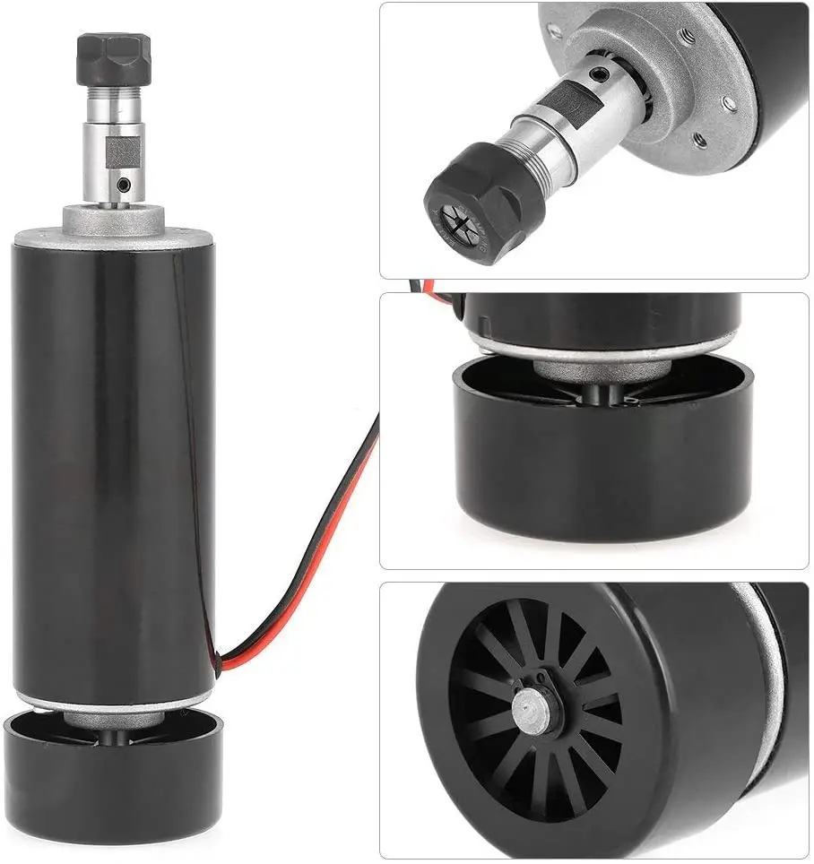 Комплект электродвигателя шпинделя с ЧПУ 500 Вт кВт шпиндель воздушным