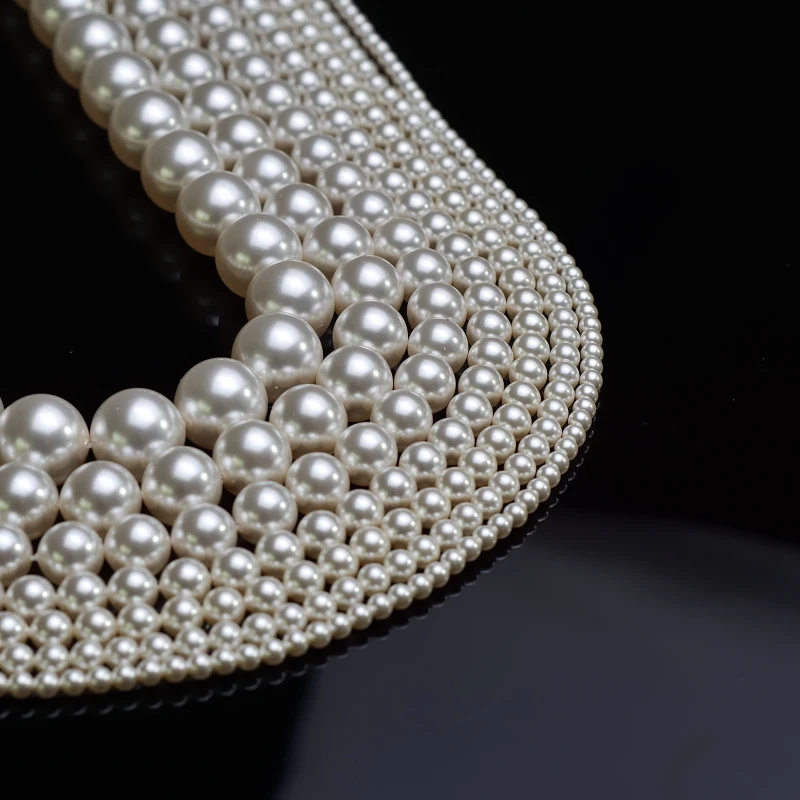 100% Оригинальные кристаллы Swarovski 5810 круглый жемчуг с полным отверстием для