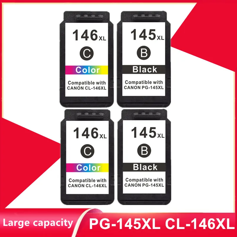 Совместимый с 145XL 146XL PG 145 146 XL чернильный картридж для Canon PG145 CL146 PG-145 для принтера pixma MG2410 MG2510