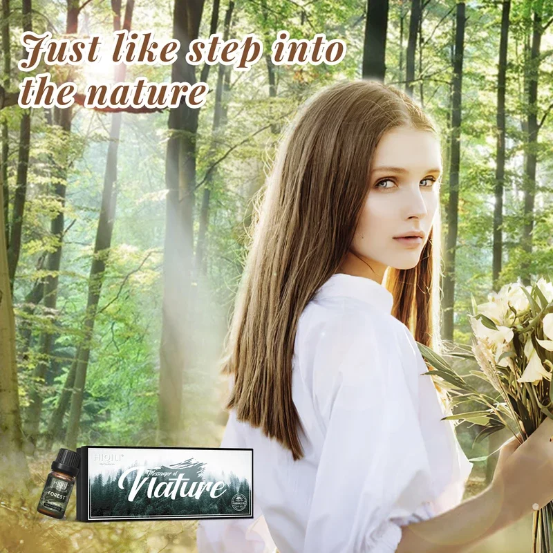 HIQILI ароматная лампа-натуральная тема | Лучший 6 Подарочный набор для ароматерапии