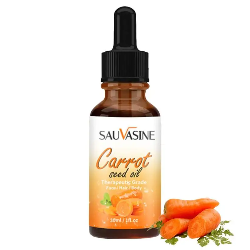 

Damaged Hair Oil Natural Plant Base Hair Repair Essential Oils 30ml Portable Essential Oils Lightweight Carrot Oil For Hair