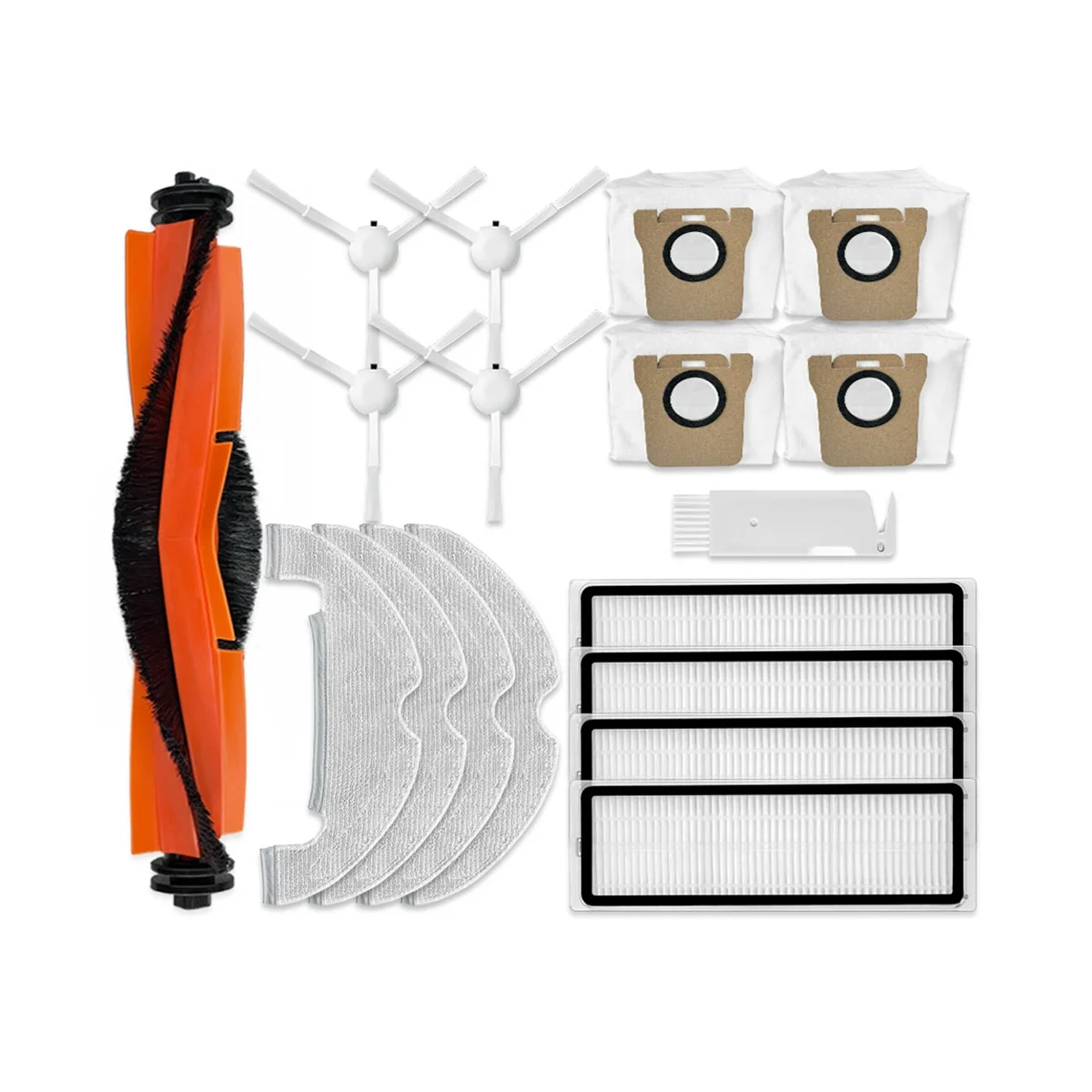 

For Robot Vacuum X10 Replacement Spare Parts Accessories Main Side Brush Hepa Filter Mop Cloth Dust Bag