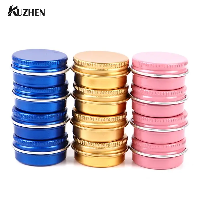 

10 шт., Металлические Пустые алюминиевые банки для крема для век, 5/10 мл