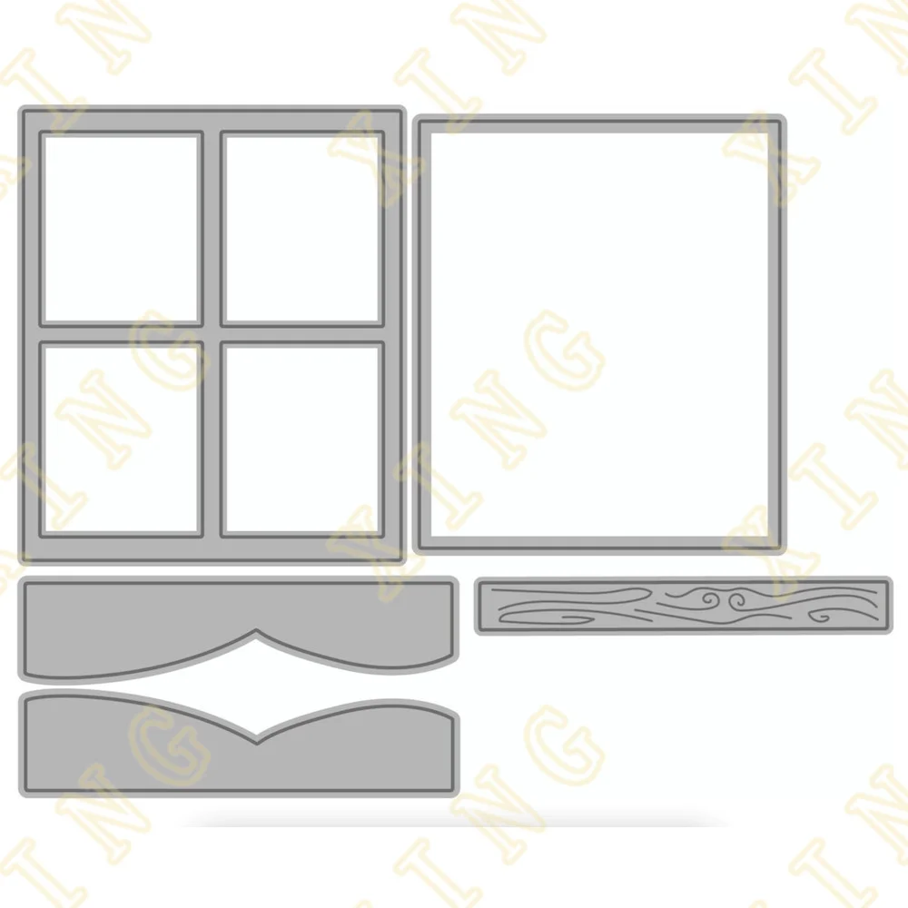 

Metal Cutting Dies Scrapbook Diary Decoration Stencil Embossing Template Diy Greeting Card Handmade 2022 New Arrival Window