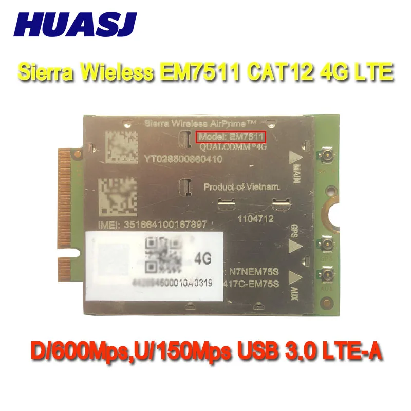 Sierra sem Fio Em7511 Lte-módulo Pro Avançado para Soluções de Segurança Pública Cat12 600m 4g Lte m2 Módulo
