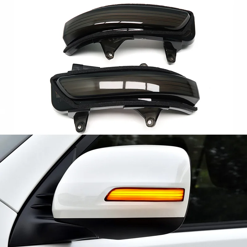 

Dynamic LED Turn Signal Light For Toyota Land Cruiser FJ200 LC200 Prado FJ150 2010-2020 Side Wing Rearview Mirror Indicator