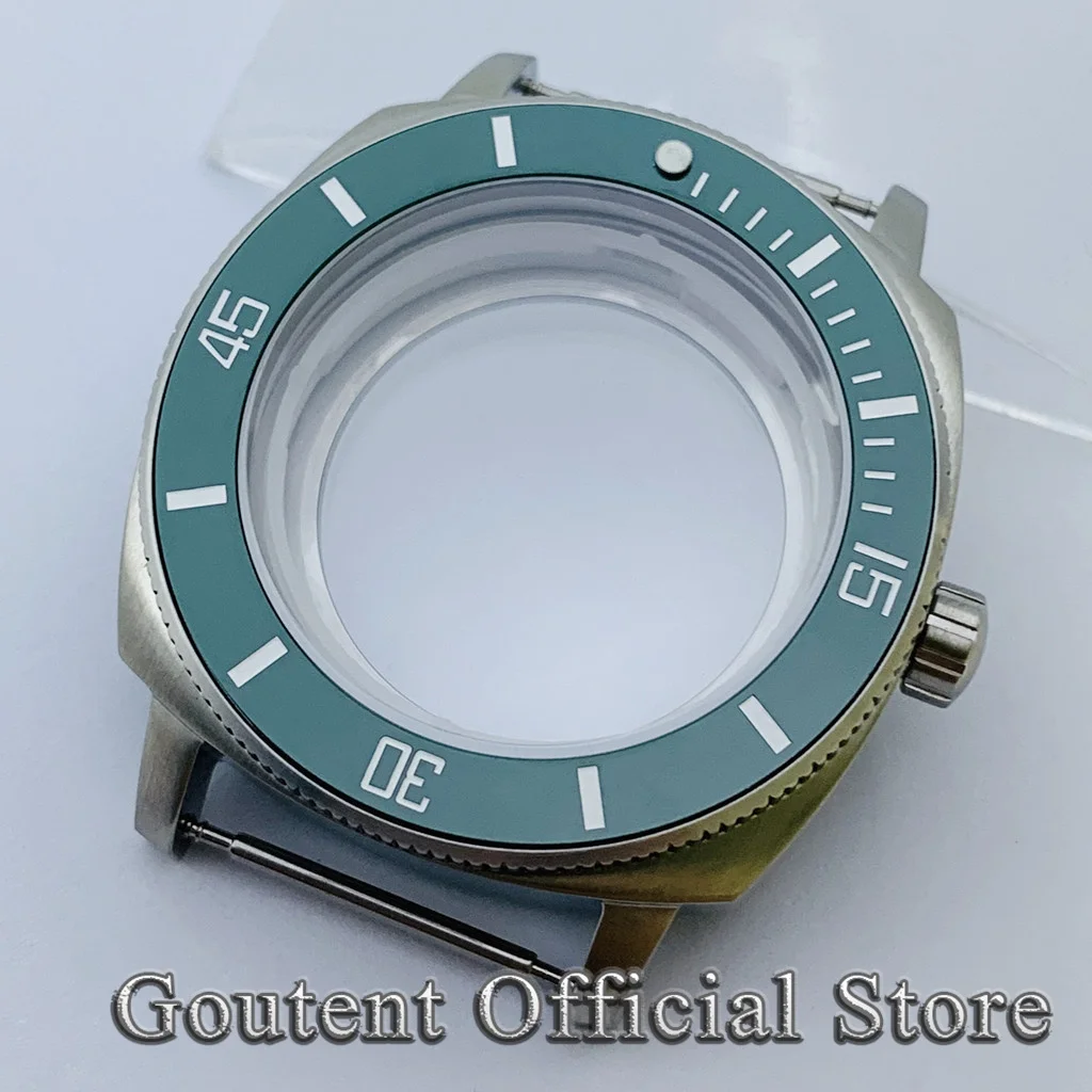 Goutent 42 мм Φ сапфировое стекло зеленая керамическая рамка подходит для NH35 NH36