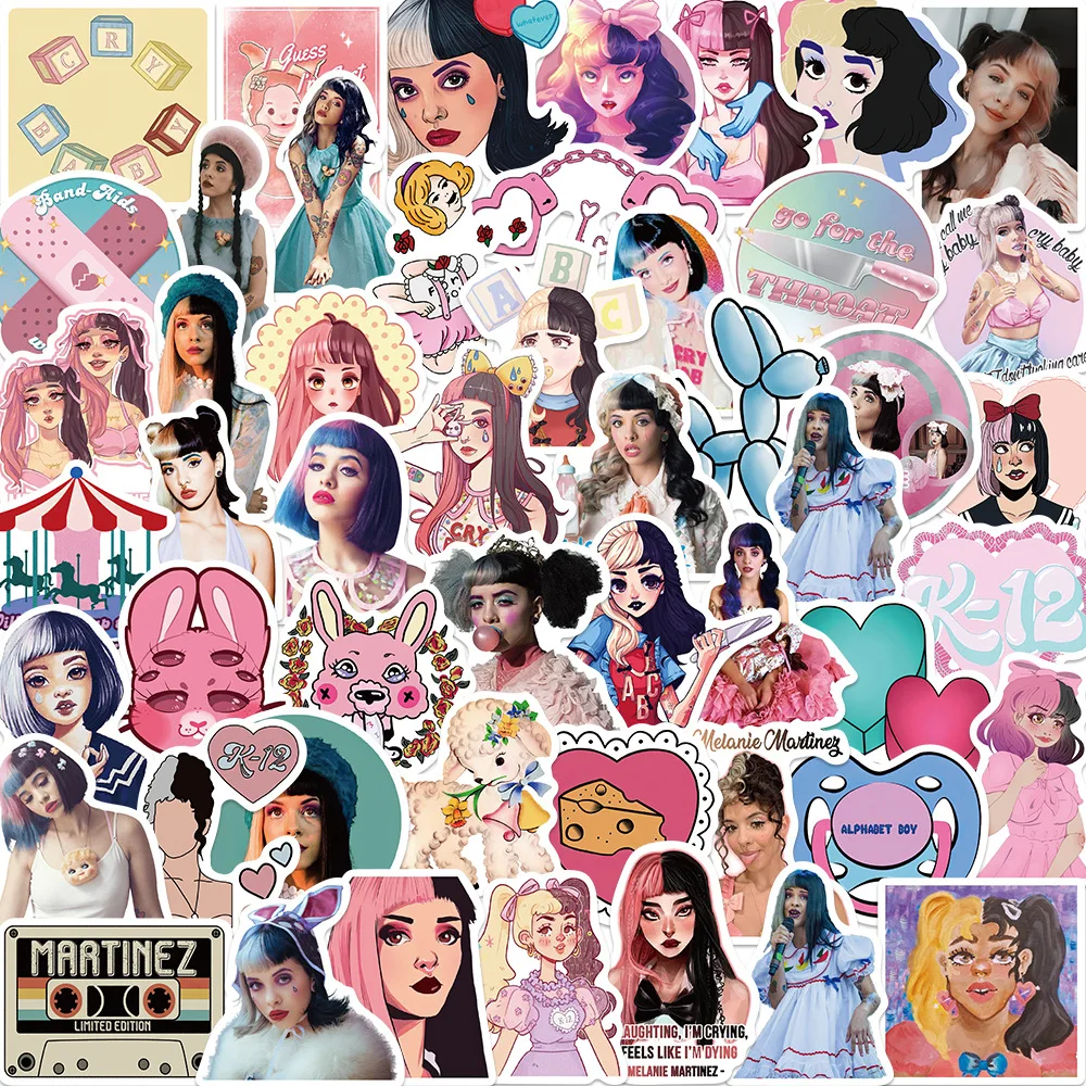 

10/30/50PCS Singer Melanie Martinez Stickers Waterproof Decoration Decals Collection Toy DIY Phone Helmet Scrapbook Skateboard