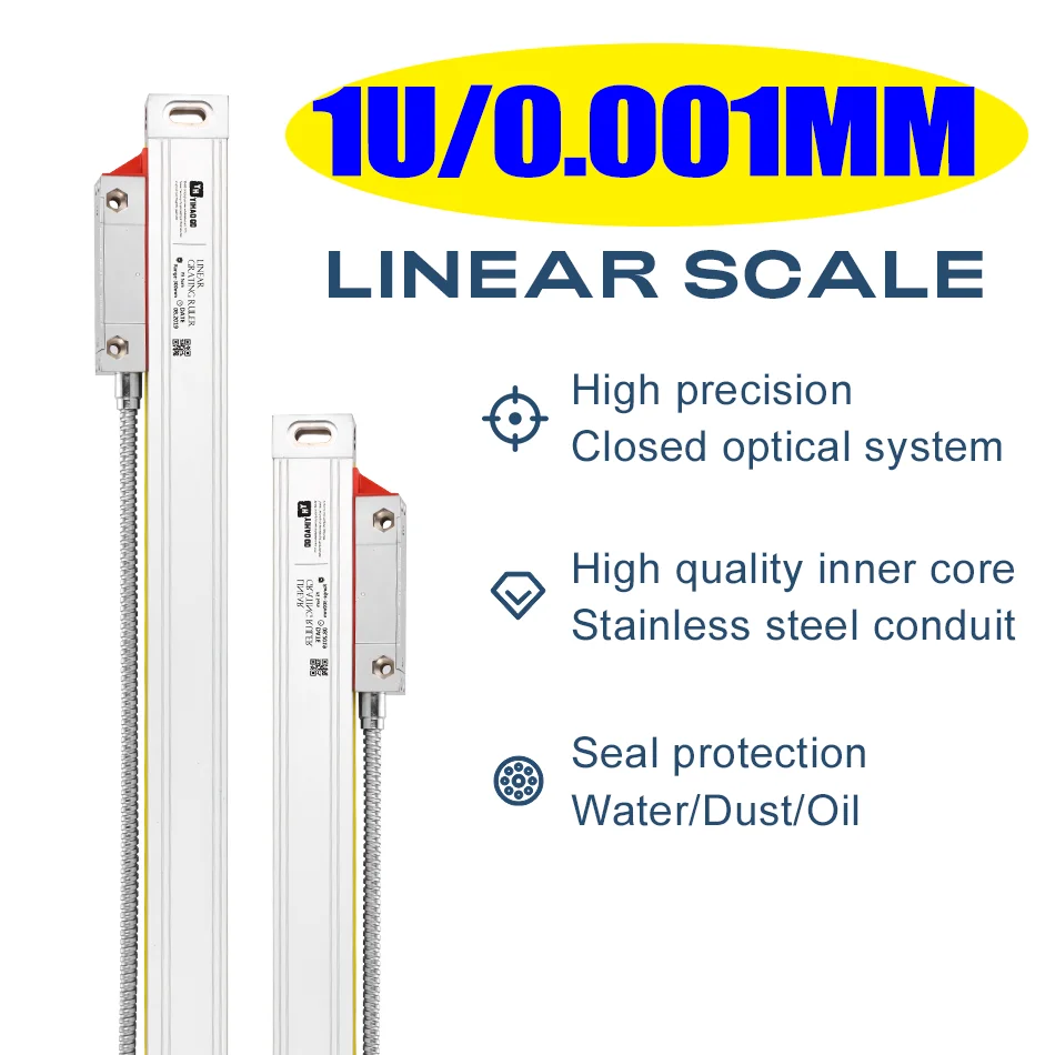 

Высокоточный Линейный энкодер 0,001 мм 1 мкм линейные весы 5 В TTL DB9 100 150 200 250 300 350 400 450 мм для машин