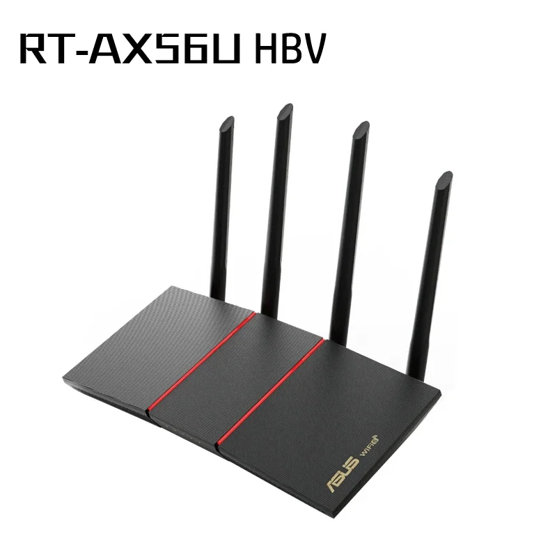 

ASUS RT-AX56U V2 HBV AX1800 Dual Band WiFi 6 (802.11ax) Router MU-MIMO OFDMA AiMesh WiFi AiProtection Classic