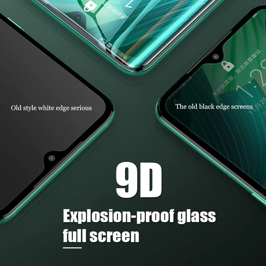 Закаленное стекло с полным покрытием для Huawei P30/P40/P20 Lite/P50 защитный экран Y5/Y6/Y7/Y9