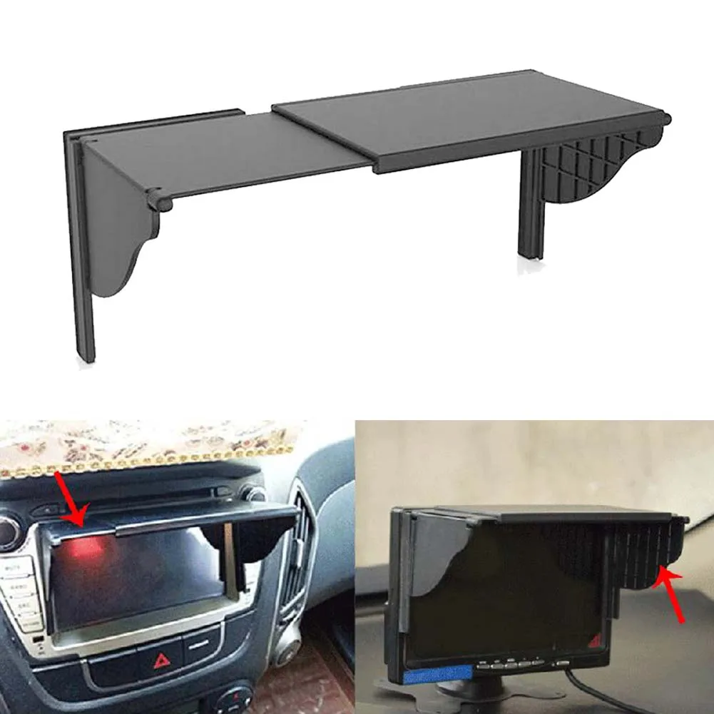 

6"-10" Car Navigator Sun Shade Anti-Glare Anti-reflections Universal Adjustable