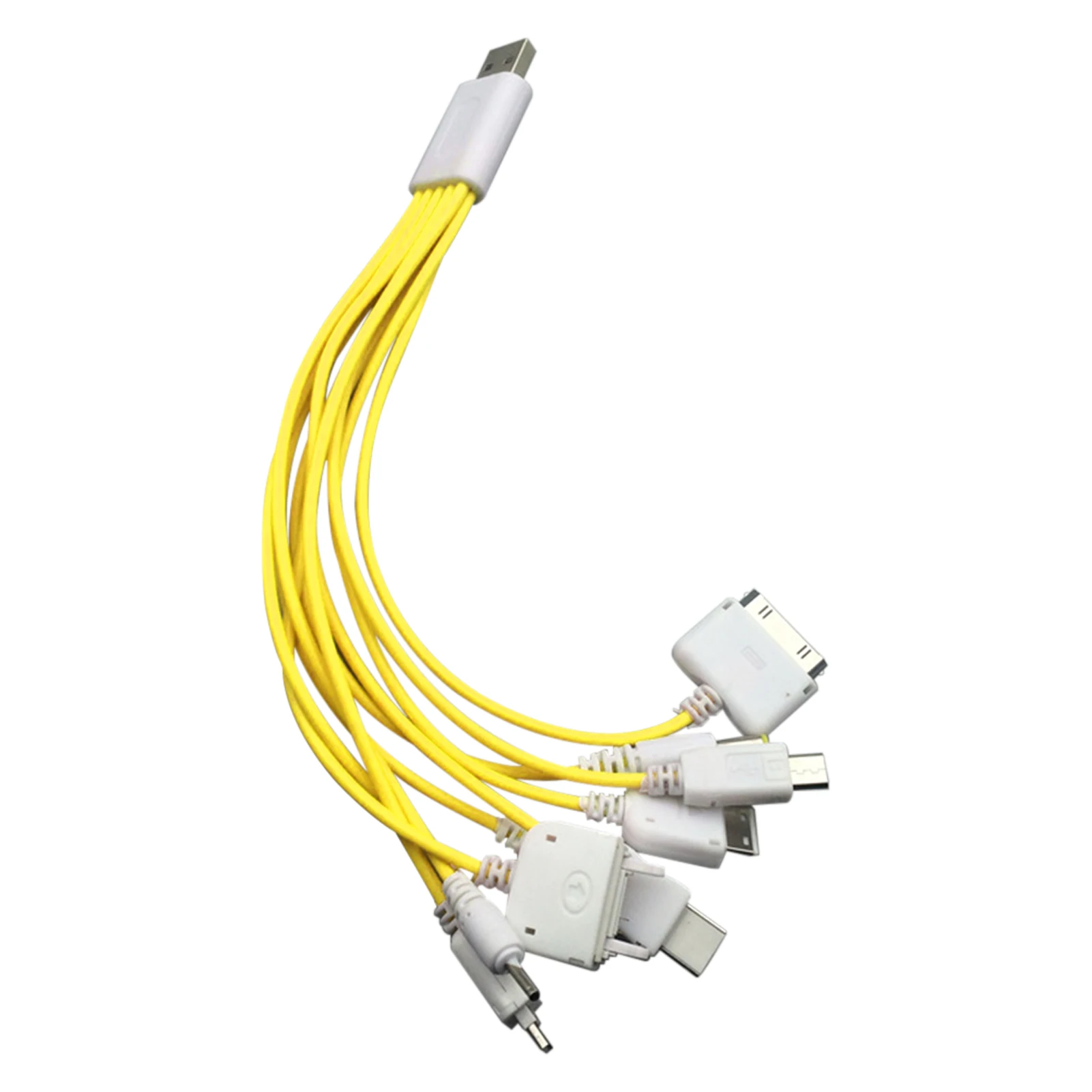 

10 In 1 Line USB Type C Cord Charger Cable Mini Business Meeting MP3 Mobile Phone Data Travel Portable Splitter Universal