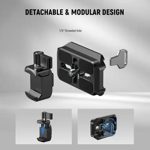 NEEWER CA129 Зажим НАТО к быстросъемному адаптеру пластины типа Arca для подвеса RS