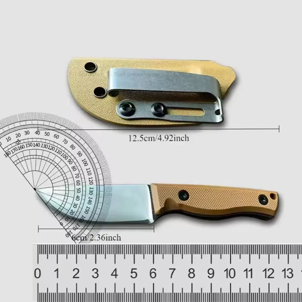 НОВЫЙ G10 Ручка Открытый Кемпинг Выживание Фиксированное Лезвие Прямой Нож 420, Нержавеющая Сталь Острая Шея Ножи С Оболочкой Кайдекс (art.: 3920d08ead8a5) - 3920d08ead8a5