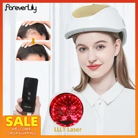 rechargeable laser hair growth helmet 650nm lllt laser scalp therapy hair loss treatment device stimulate hair roots restore cap