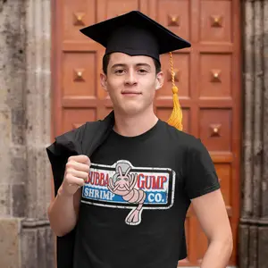 Мужская футболка с принтом Forest Gump, Классическая футболка с коротким рукавом из 100 хлопка, 4xl