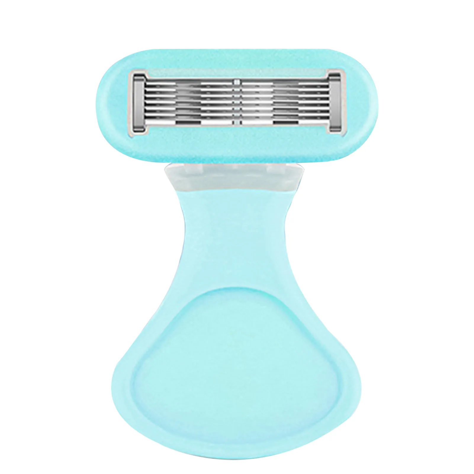 

Protable Women Manual Shaving Razor Safety Razor Blade Shaving Leg Arm Underarm Bikini Hair Removal 6-layer Blade With Case