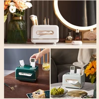 multi function magnetic suction tissue box room organization and storage box napkin holder for table luxury tissue boxes paper