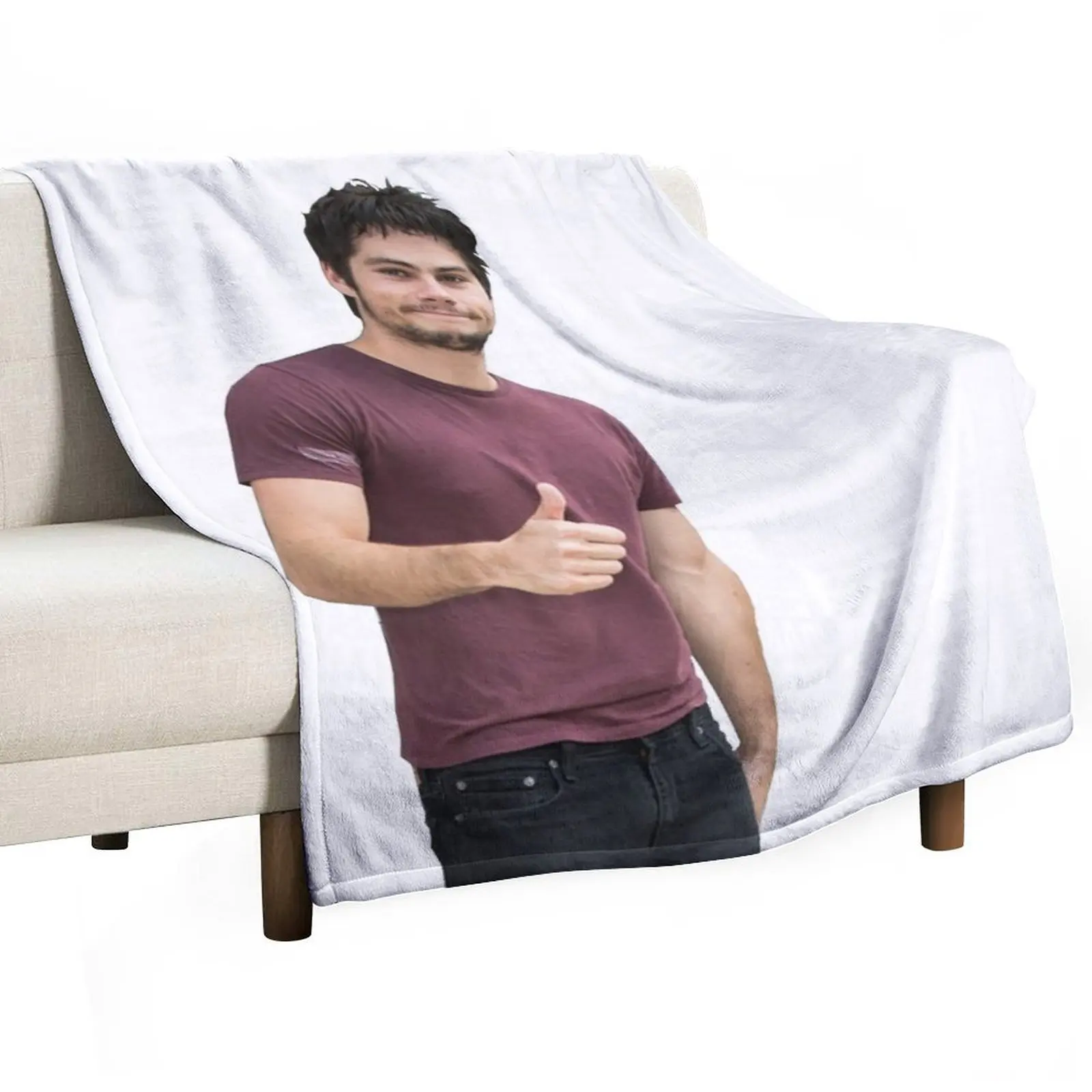 Пальцы вверх DYL плед одеяло на диван роскошные одеяла