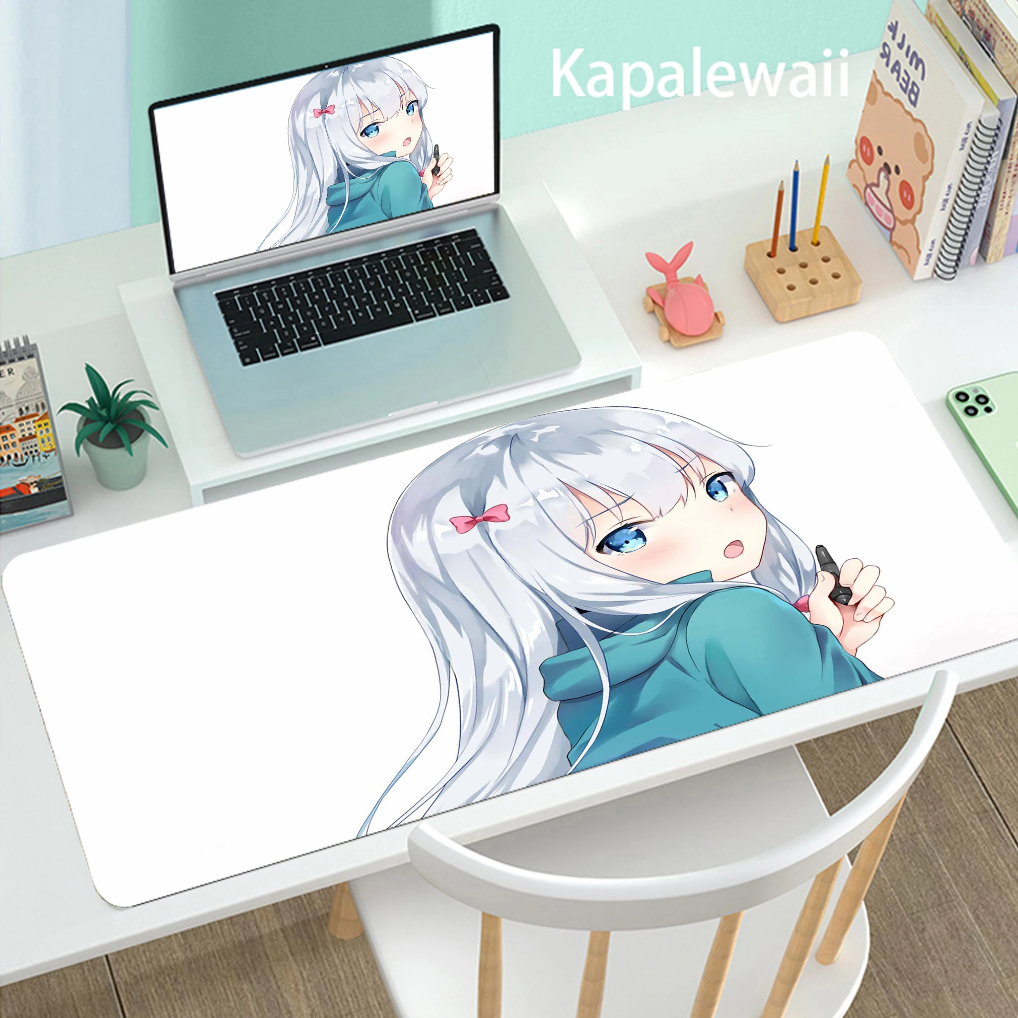 

Large Computer Anime Mouse Pad Xxl 900x400mm Big MousePad Laptop Desk Keyboard Pad Table Mat For Playing Games Accessories Izumi