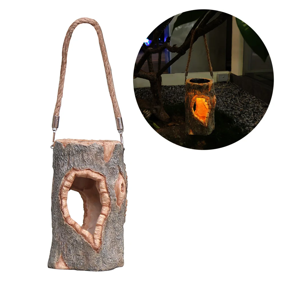 

Уличные водонепроницаемые декоративные светильники на солнечной батарее, прочные полимерные светодиодные люстры для дорожек с изображени...