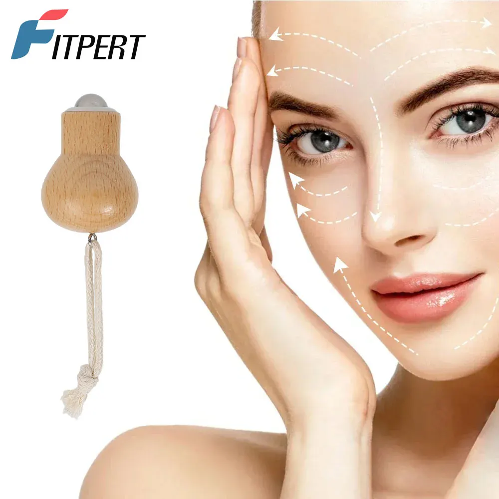 1 Шт. Деревянный Массажер Для Лица Инструмент Гуаша Меридиан Массажный Комплект