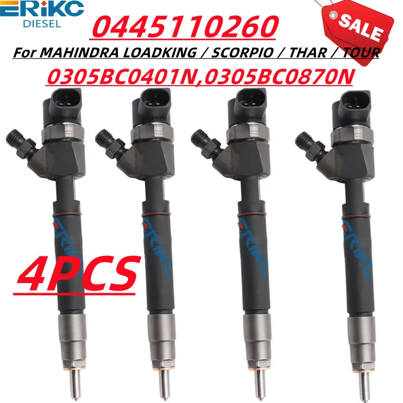 Новинка 0445110260 дизельный Инжектор 0 445 110 260 OEM 0305BC0401N 0305BC0870N для MAHINDRA