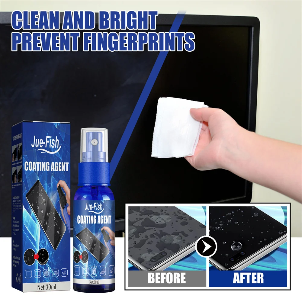 

Мобильный телефон средство для очистки экрана, средство для защиты экрана от царапин и отпечатков пальцев, гидрофобное смазочное покрытие, жидкое средство для очистки