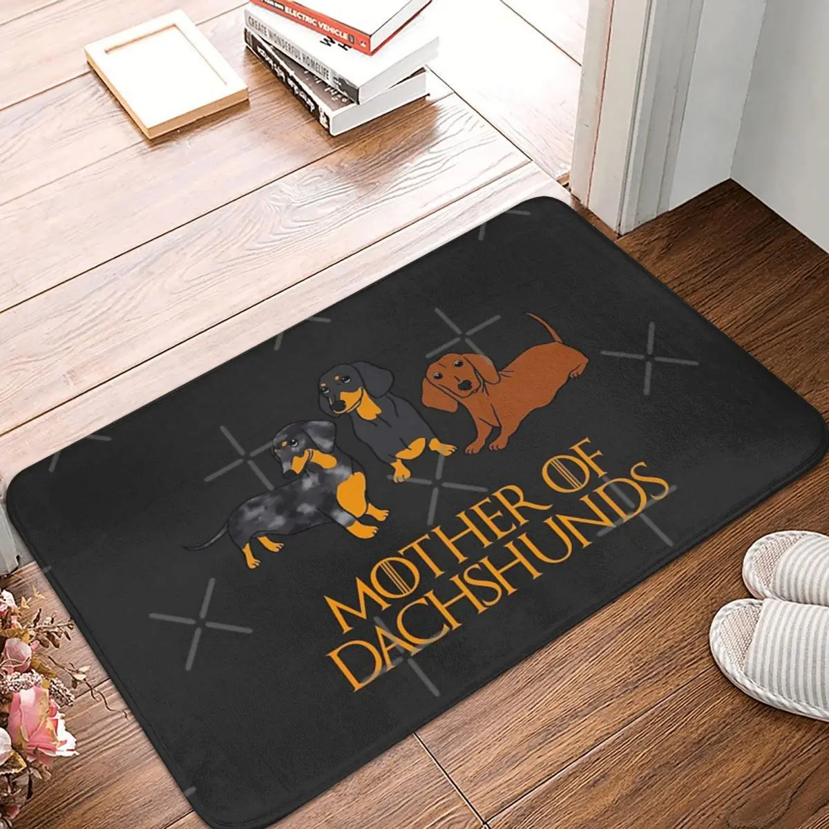 

Mother Of Dachshunds Carpet, Polyester Floor Mats Mats Personalized Practical Home Decor Birthday Gifts Mats Customizable