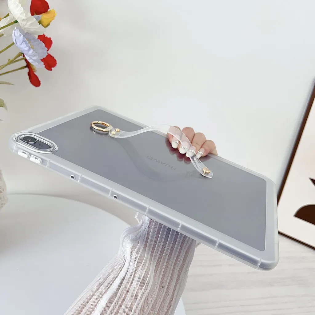 Для Huawei MatePad SE 11 2024 11.5 S Pro 10.8 Air PaperMatte 10 8 M6 T10S T10 SE10.1 4 Мягкий чехол с ремешком на