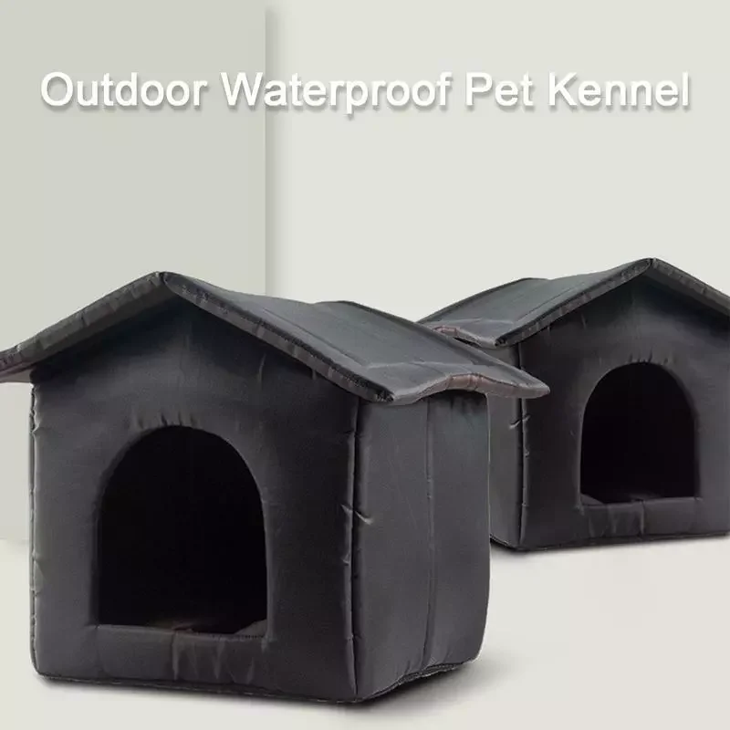 

Cat Houses for Outdoor Cats Outdoor Houses for Cats Dogs Cat Tent Outdoor Cat House with Water-Resistant Oxford Cloth Roof Stray
