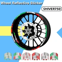 for aprilia shiver 750 shiver750 motorcycle reflective decals wheels moto rim stickers decoration protection rim sticker