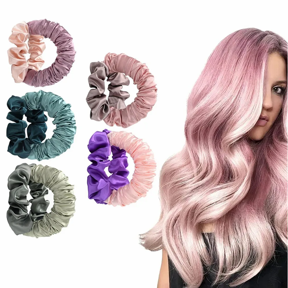 

1pc No Heat Heatless Hair Curler Hair Rollers Soft Lazy Curls Curling Rod Headband Sleeping Perm Rods Wave Hair Styling Tools