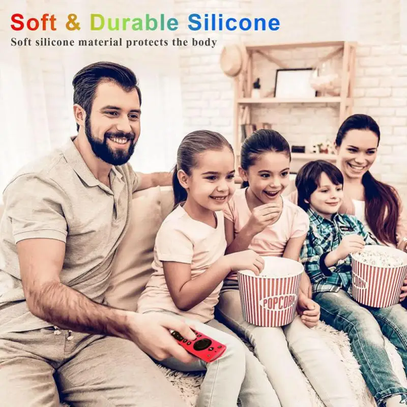 Силиконовый чехол для Amazon Fire TV Stick 4 Series ударопрочный пульта дистанционного