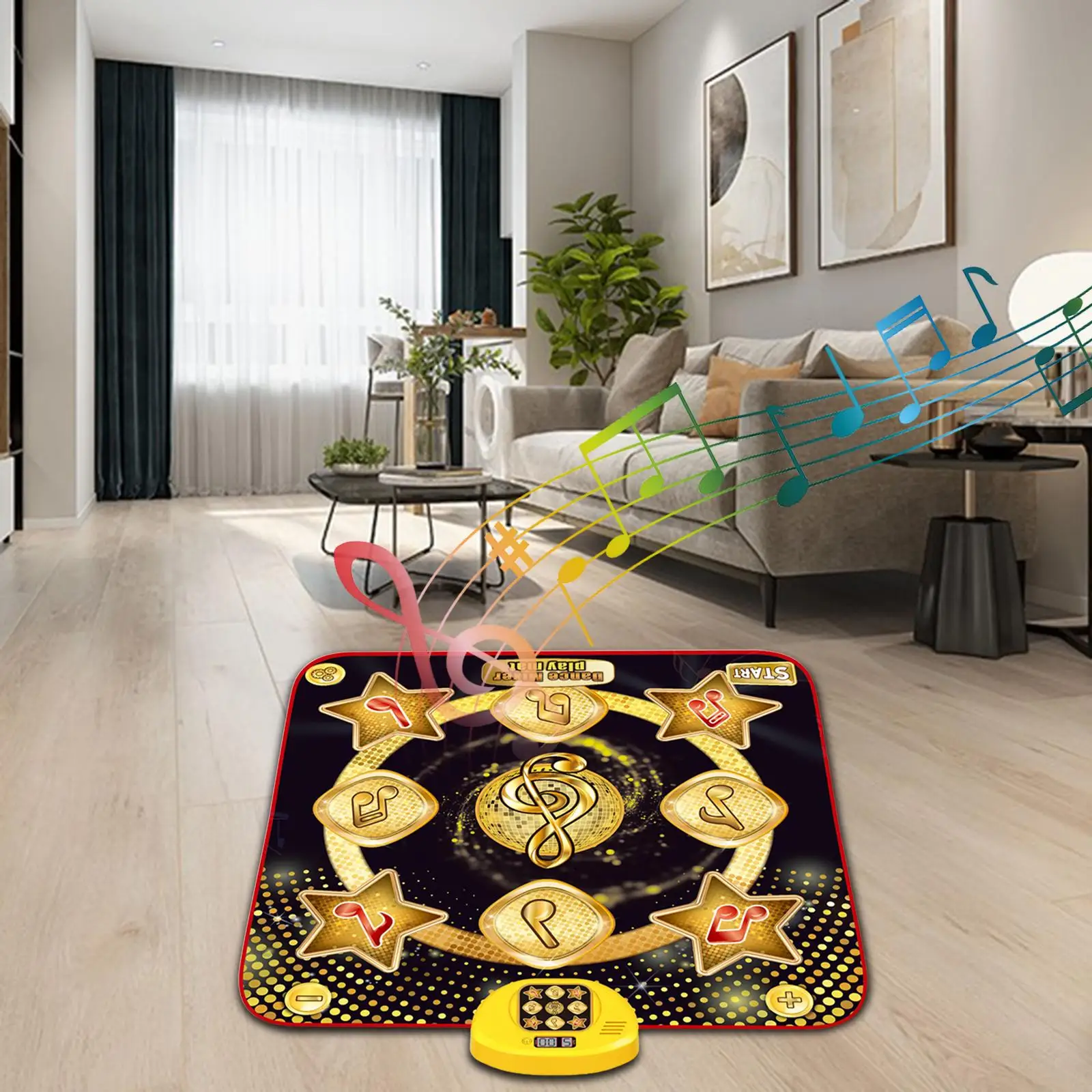 

Коврики для танцев, водостойкий музыкальный коврик для ритмичной игры, игрушки для раннего развития, игровой коврик для танцев с подсветкой...