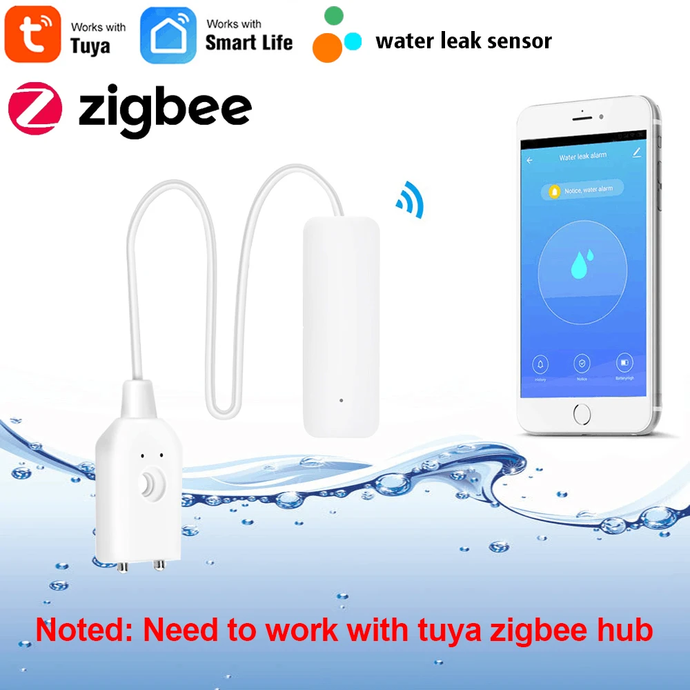 

Датчик утечки воды Tuya Zigbee