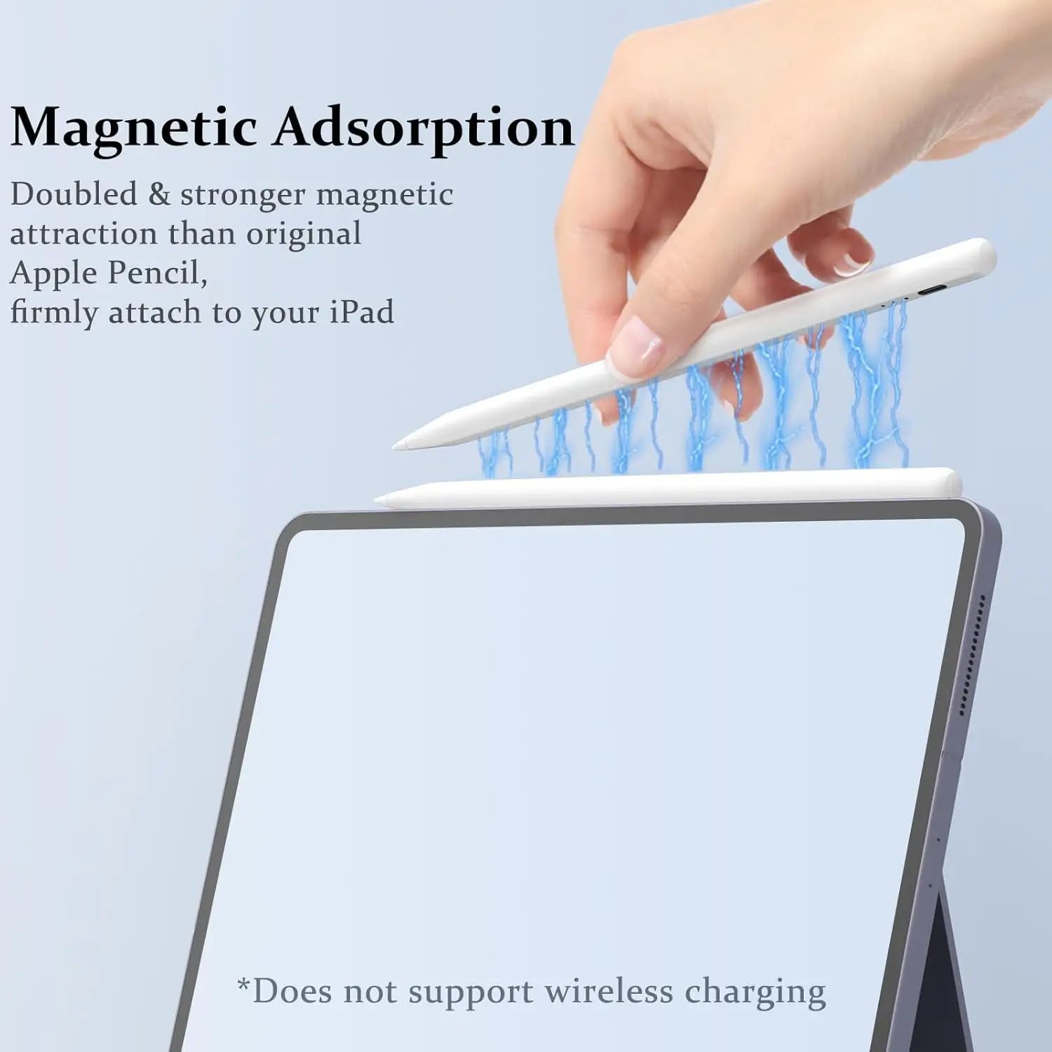 Стилус Bonola для iPad/карандаш Apple с функцией защиты рук емкостная ручка наклоном iPad