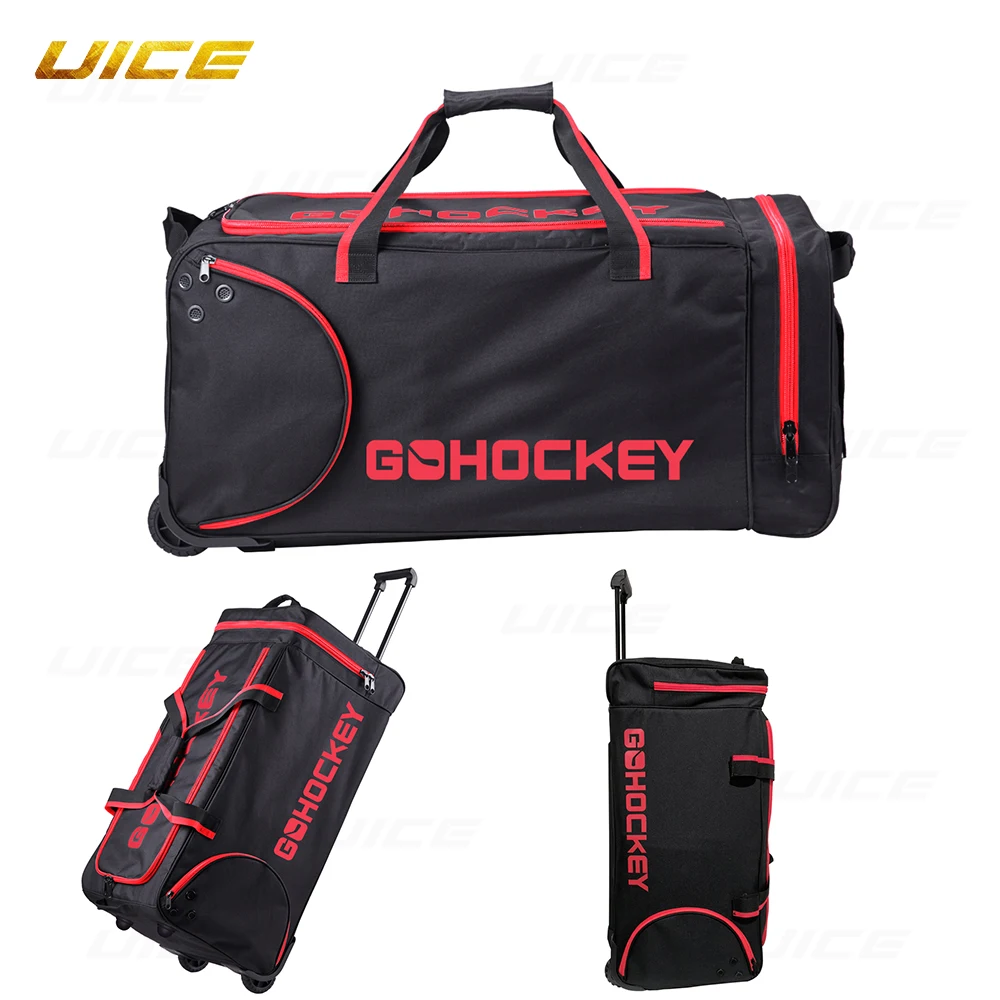 UICE Hockey Bags Ice Hockey Bag With Wheels Hockey Accessories Hockey Bag Skates With Wheels