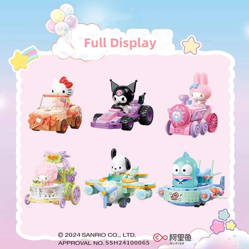 MINISO слепая коробка Sanrio Surprising, маленькая головоломка-флот, сборная модель, ТОП-игрушка, украшения Pochacco, детские игрушки, рождественские подарки (art.: 3920ca7a12cd0) - 3920ca7a12cd0