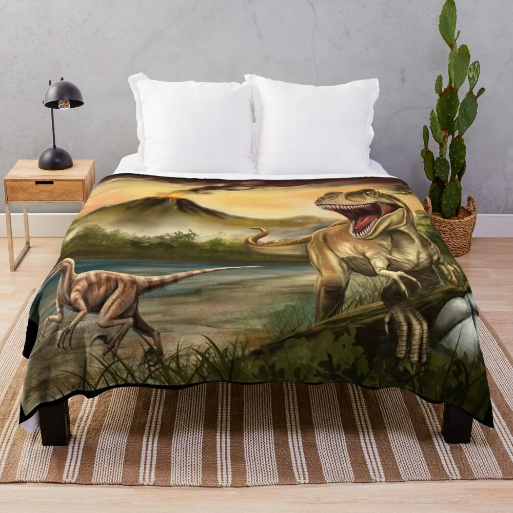 

Динозавры Хищник плед ковер