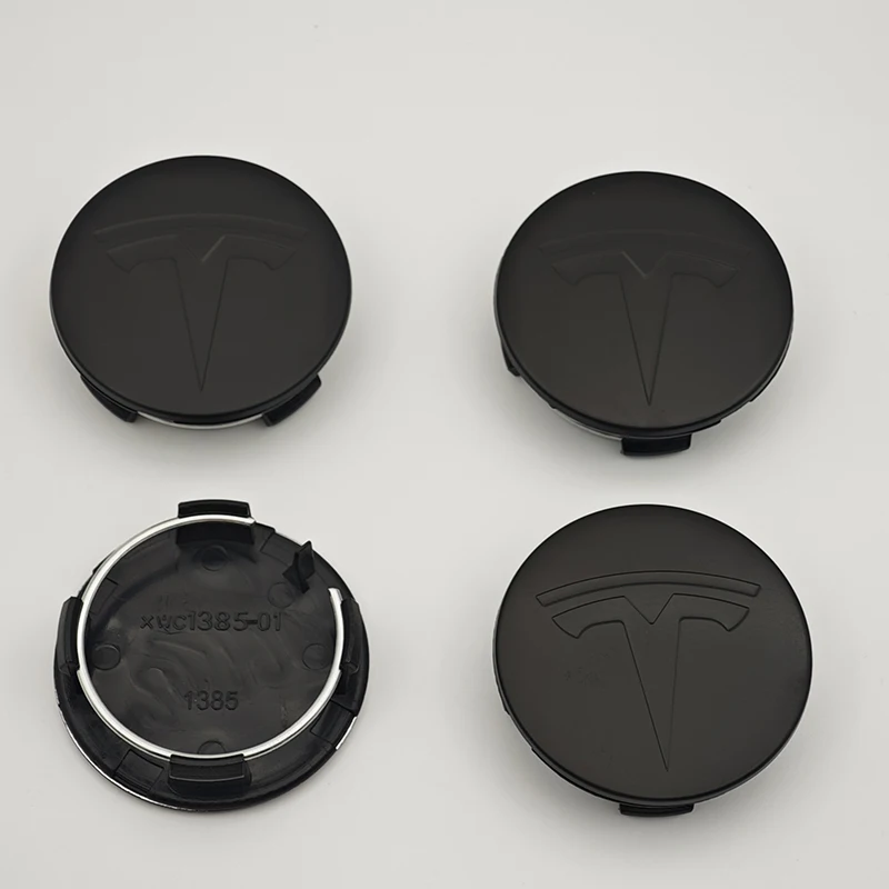 

4 шт., 56 мм, матовые черные колпаки центра колес автомобиля, эмблема, оригинальные диски, крышка ступицы, логотип для Tesla Model 3 Y X S, автоаксессуары