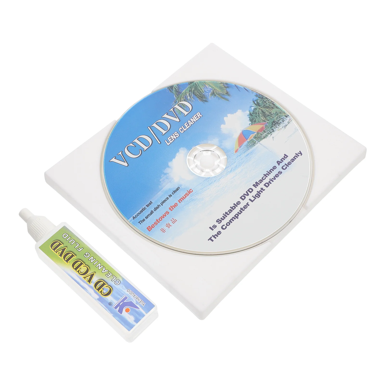 

1 Set Vcd Lens Cleaning Disc Vcd Cleaner Disc Cleaning Kit Record Cleaning Disc