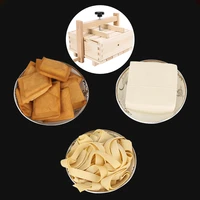 practical wooden tofu mould kitchen homemade soy curd making tools